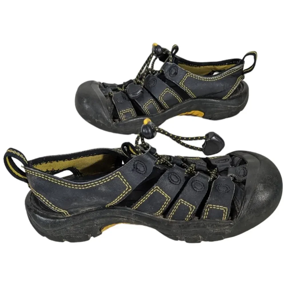 Keen Newport H2 Sandals Kids Size 12 Outdoor Drawstring Black 1001907